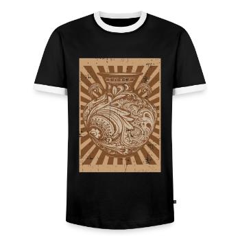 Töpferei Vase - Töpferei Keramiker - Männer Kontrast-T-Shirt - Schwarz/Weiß - Vorne - AI Model Female 172 light (172cm) & AI Model Male 178 light (178cm)