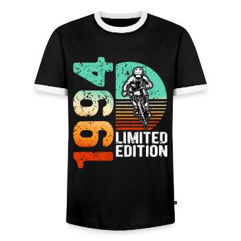 1994 Édition limitée VTT Bike Bike Bike - T-shirt contrasté Homme - noir/blanc - Devant - AI Model Female 172 light (172cm) & AI Model Male 178 light (178cm)