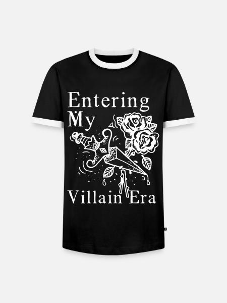 Die Ära der Schurken beginnt - Männer Kontrast-T-Shirt - Schwarz/Weiß