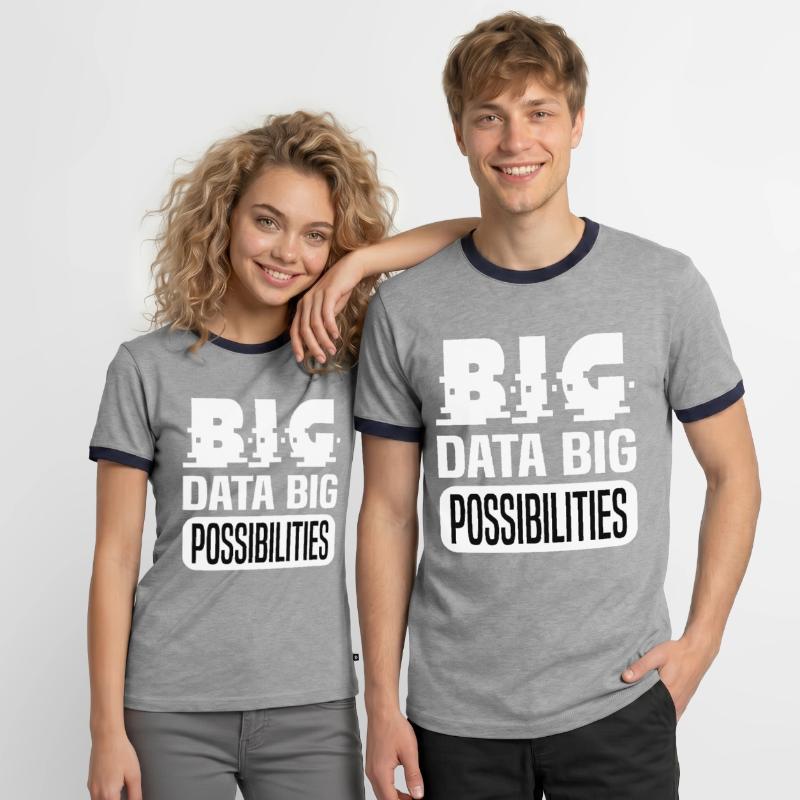 Internet Des Objets IOT Programmeur Admin IT T-shirt contrasté Homme
