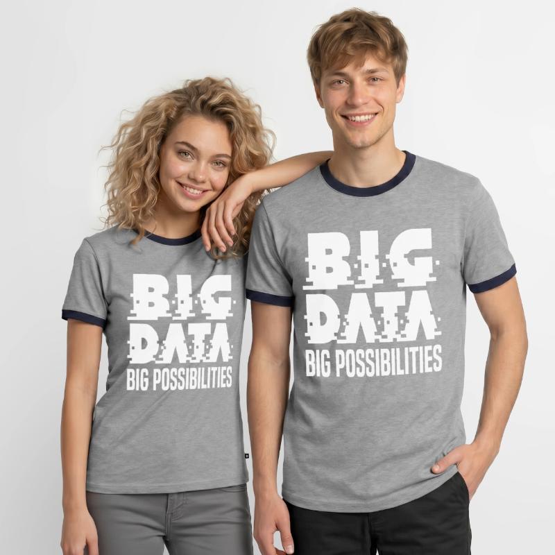 Internet Des Objets IOT Programmeur Admin IT T-shirt contrasté Homme