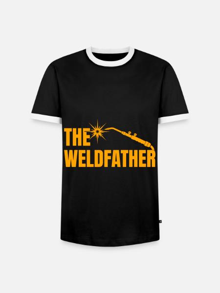 Weldfather Stuff Welders -lahjaidea - Miesten kontrastipaita - musta/valkoinen