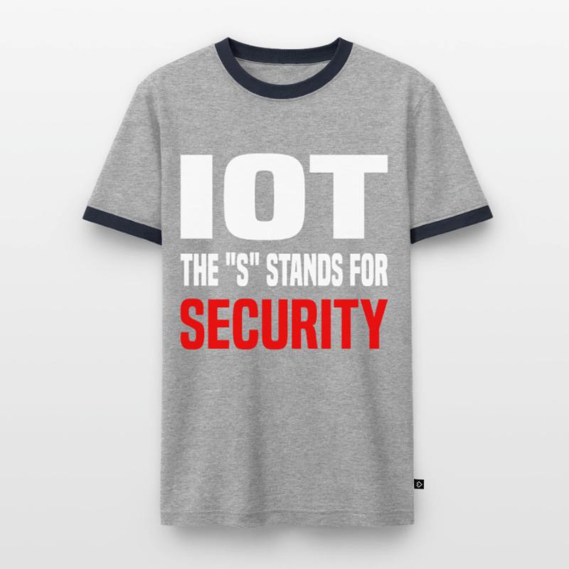Internet Des Objets IOT Programmeur Admin IT T-shirt contrasté Homme