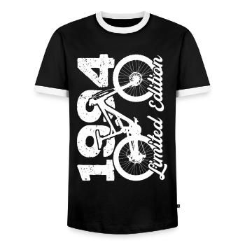 1994 Édition limitée VTT Bike Bike Bike - T-shirt contrasté Homme - noir/blanc - Devant - AI Model Female 172 light (172cm) & AI Model Male 178 light (178cm)
