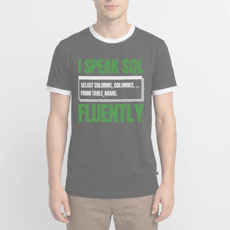 Développeur Coder Programmeur Humour T-shirt contrasté Homme