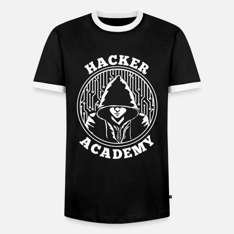 Entwickler Coder Programmierer - Männer Kontrast-T-Shirt - Schwarz/Weiß