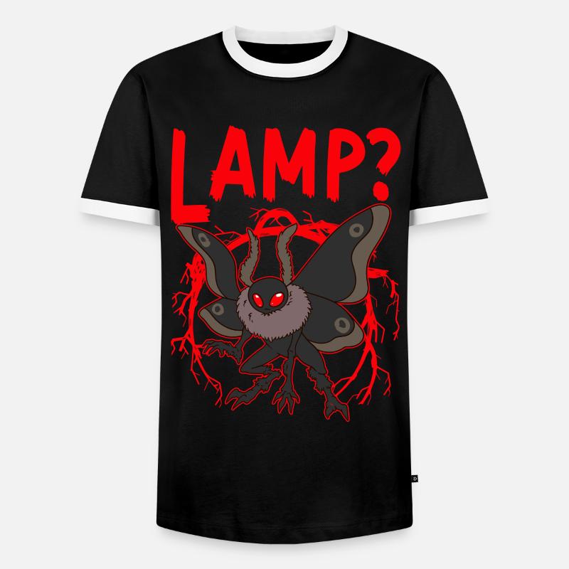 Mothman Cryptid Folklore - T-shirt contrasté Homme - noir/blanc