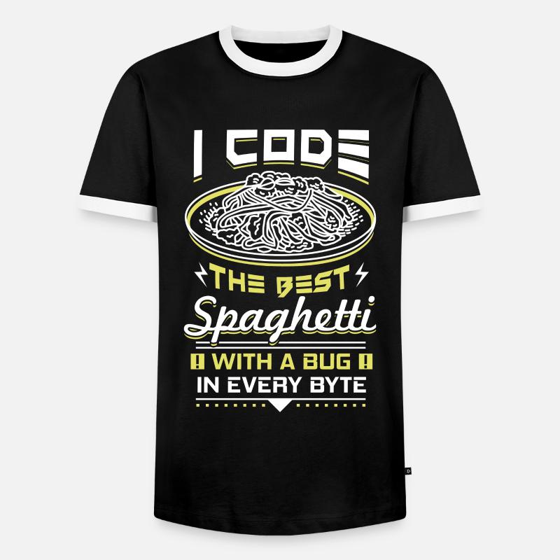 Computerprogrammierung - Männer Kontrast-T-Shirt - Schwarz/Weiß