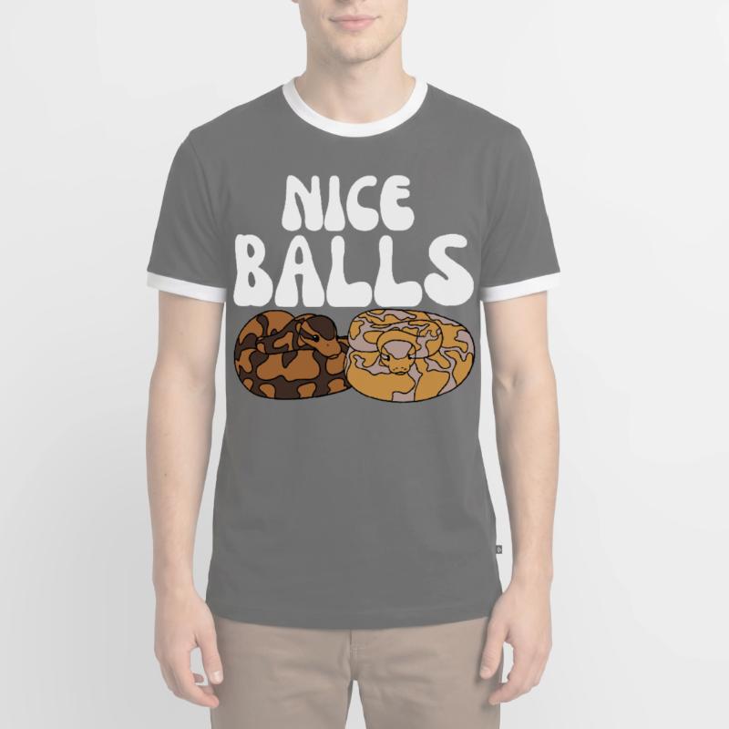 Serpent python royal T-shirt contrasté Homme