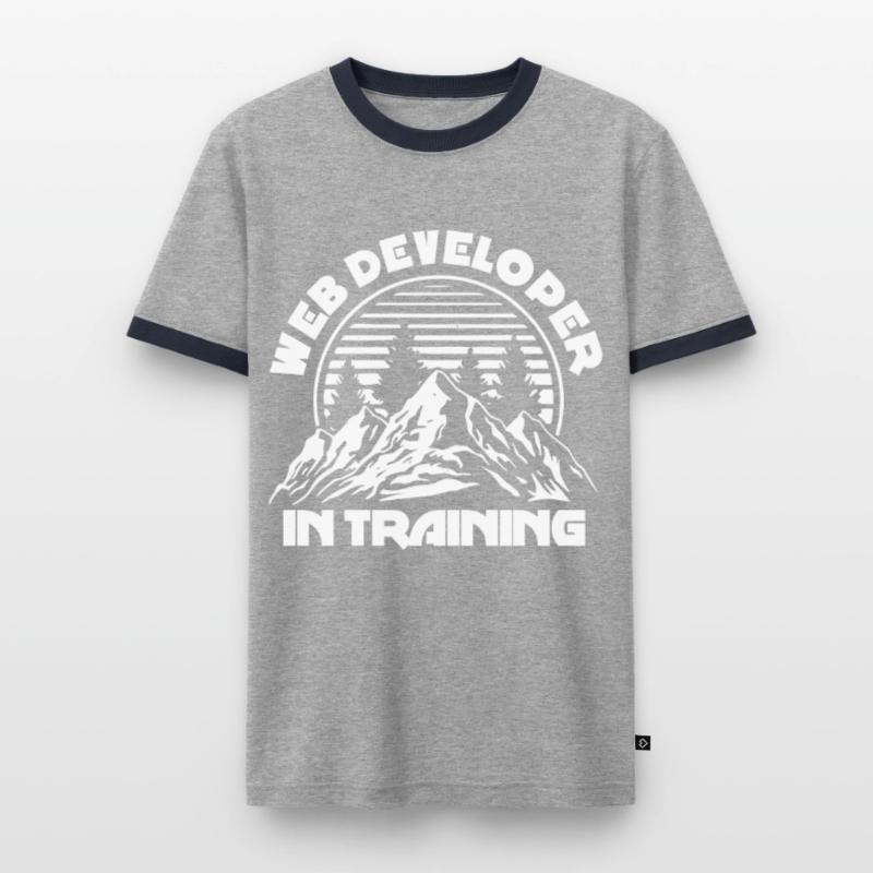 Web Developer Web Developer Training Men's Ringer Shirt