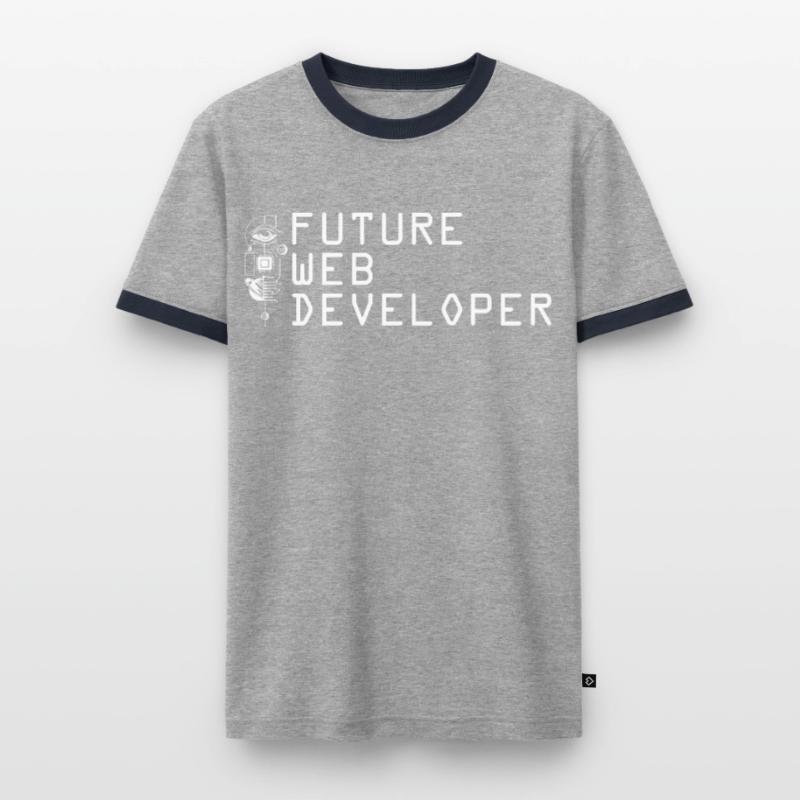 Web Developer Web Developer Future Men's Ringer Shirt