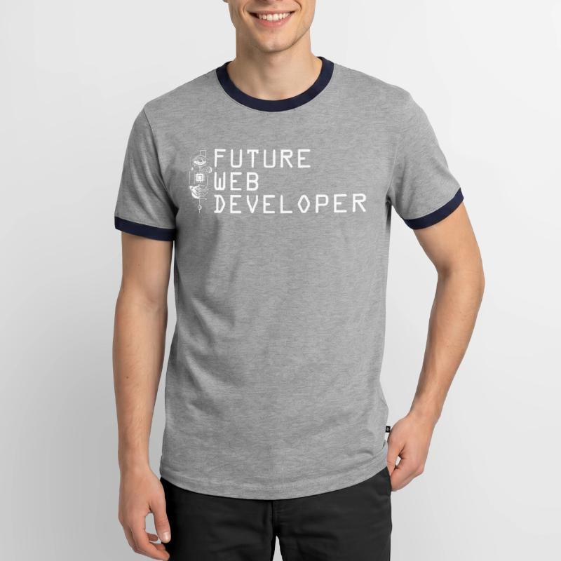 Web Developer Web Developer Future Men's Ringer Shirt