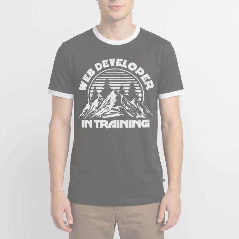 Web Developer Web Developer Training Men's Ringer Shirt