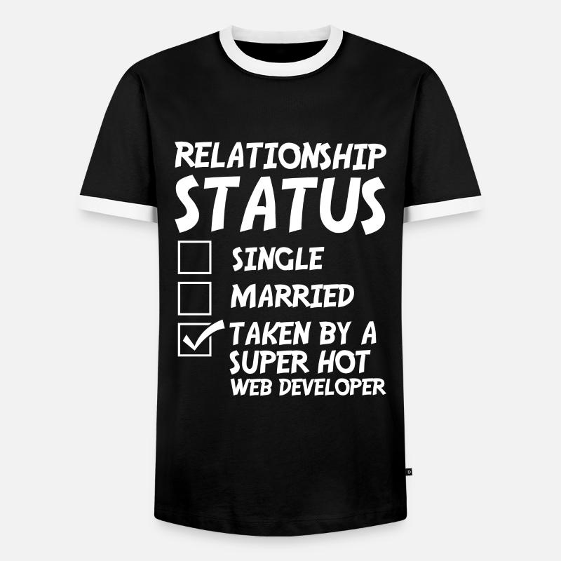 Web Entwickler Webdeveloper Witzig - Männer Kontrast-T-Shirt - Schwarz/Weiß
