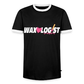 Cute Esthetician Skincare - Männer Kontrast-T-Shirt - Schwarz/Weiß - Vorne - AI Model Female 172 light (172cm) & AI Model Male 178 light (178cm)