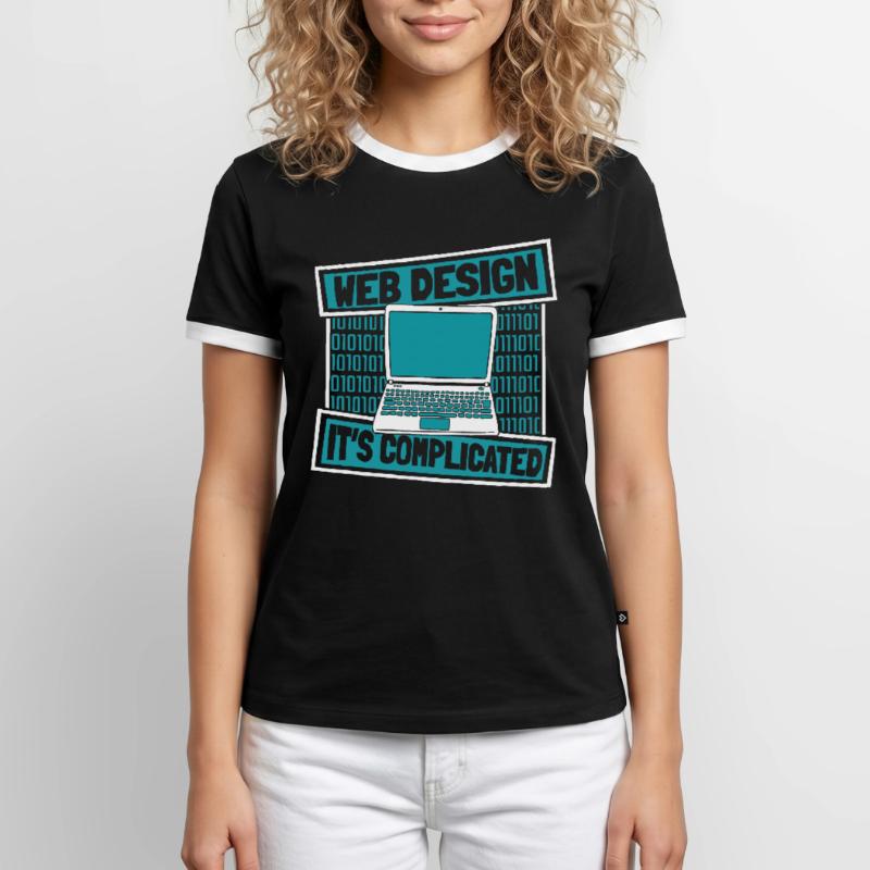 Web Developer Web Developer Funny Men's Ringer Shirt