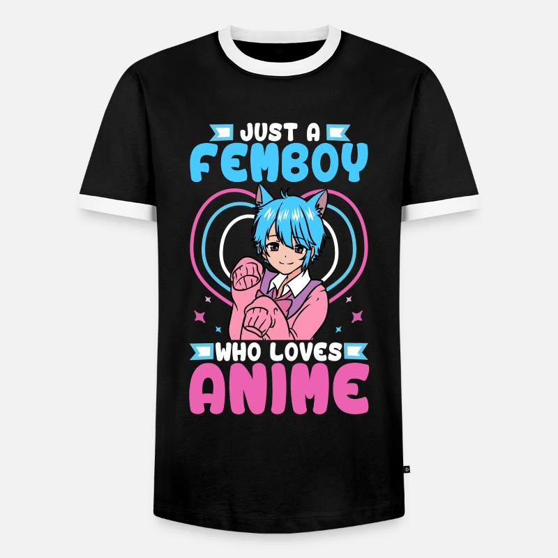 Cross Dressing - Men's Ringer Shirt - black/white