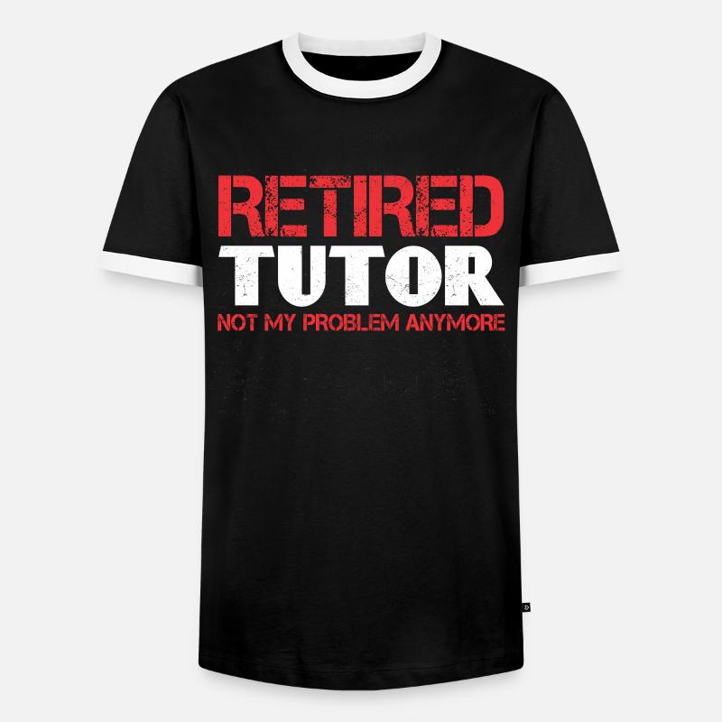 Tutor Geschenk Tutor - Männer Kontrast-T-Shirt - Schwarz/Weiß