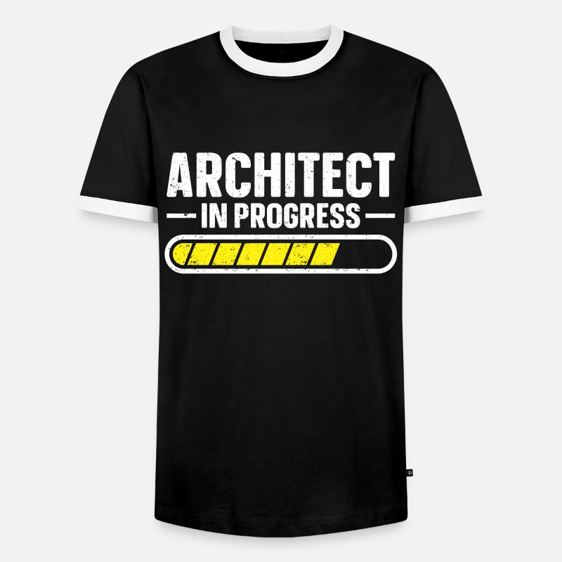 Architect's Gift, Architecture Lover - Men's Ringer Shirt - black/white