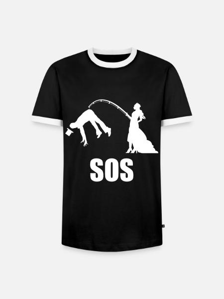 Junggesellenabschied Polterabend JGA Männer - Männer Kontrast-T-Shirt - Schwarz/Weiß