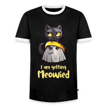 Bachelorette Party Women Bachelor Party JGA - Men's Ringer Shirt - black/white - Front - AI Model Female 172 light (172cm) & AI Model Male 178 light (178cm)