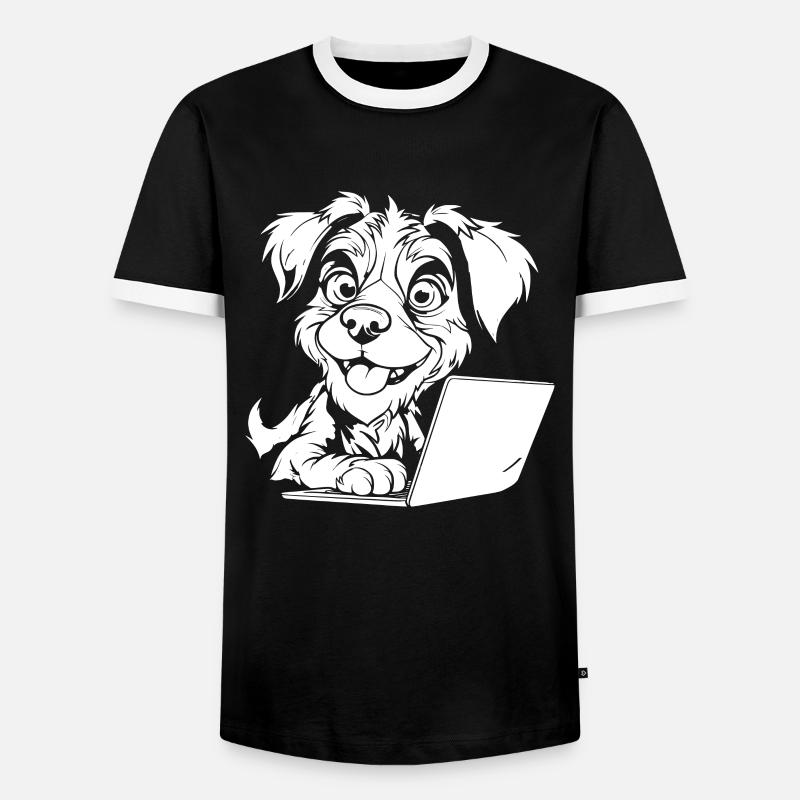 Web Developer Web Developer - Men's Ringer Shirt - black/white