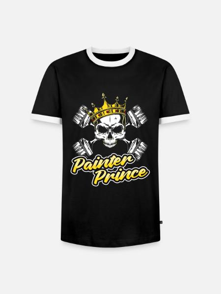 Painter Varnisher Prince - Men's Ringer Shirt - black/white