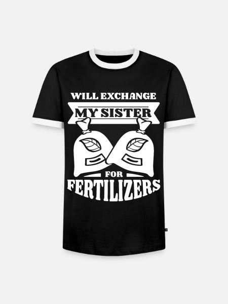 Hobbygärtner Garten Gartenschwester - Männer Kontrast-T-Shirt - Schwarz/Weiß