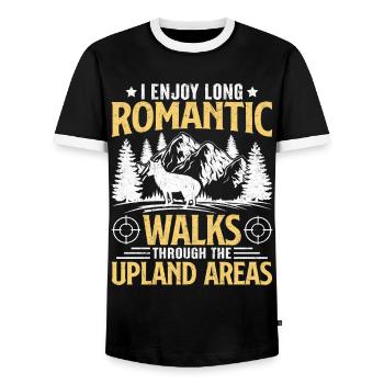 Coyote Hunt Coyote Hunter Yote - T-shirt contrasté Homme - noir/blanc - Devant - AI Model Female 172 light (172cm) & AI Model Male 178 light (178cm)