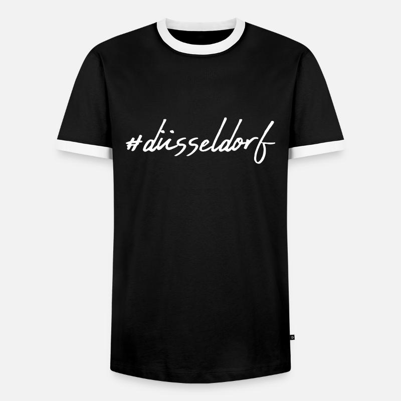 Dusseldorf - Men's Ringer Shirt - black/white