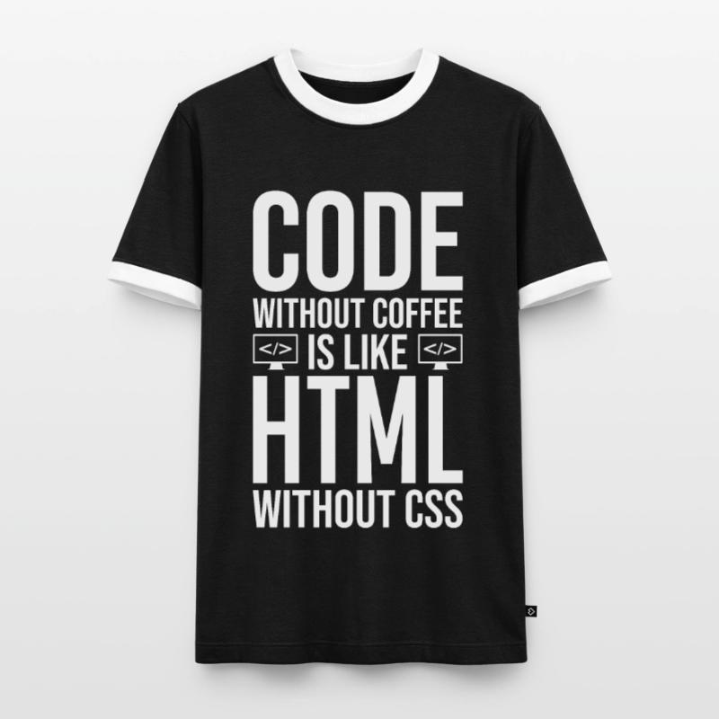 Coder Coffee Gift Men's Ringer Shirt