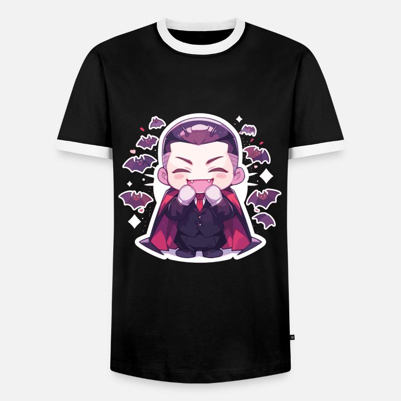 Vampire - Men's Ringer Shirt - black/white