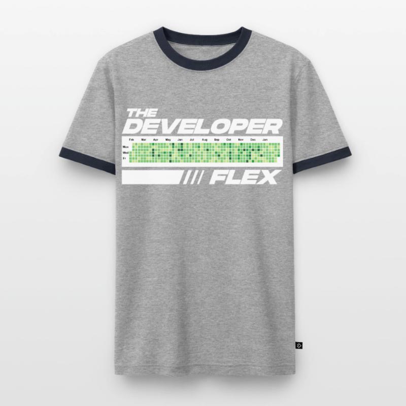 Programmierer Humor Coding Witze Entwickler Männer Kontrast-T-Shirt