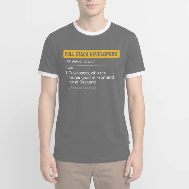 Programmierer Humor Coding Witze Entwickler Männer Kontrast-T-Shirt