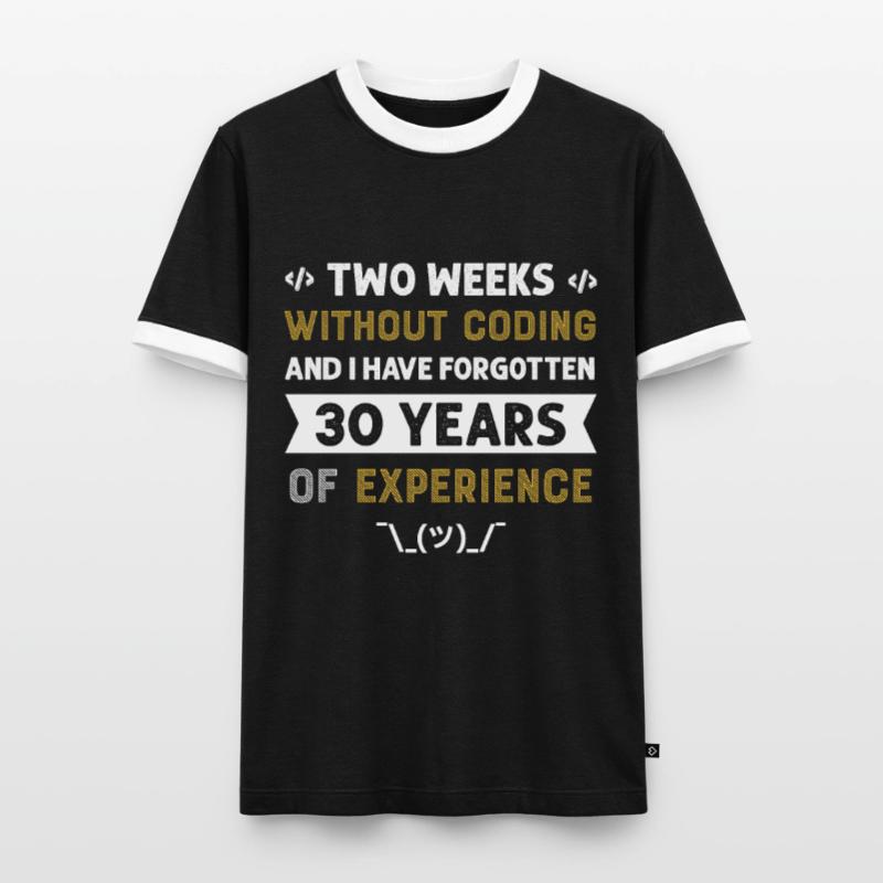 Programmierer Humor Coding Witze Entwickler Männer Kontrast-T-Shirt