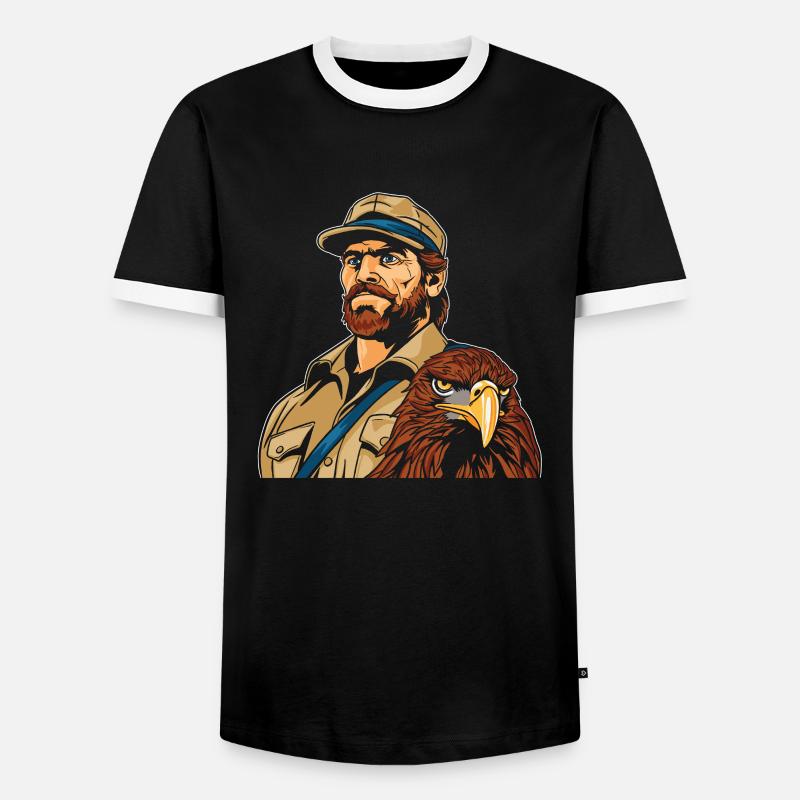 Zookeeper Zookeeper - Men's Ringer Shirt - black/white