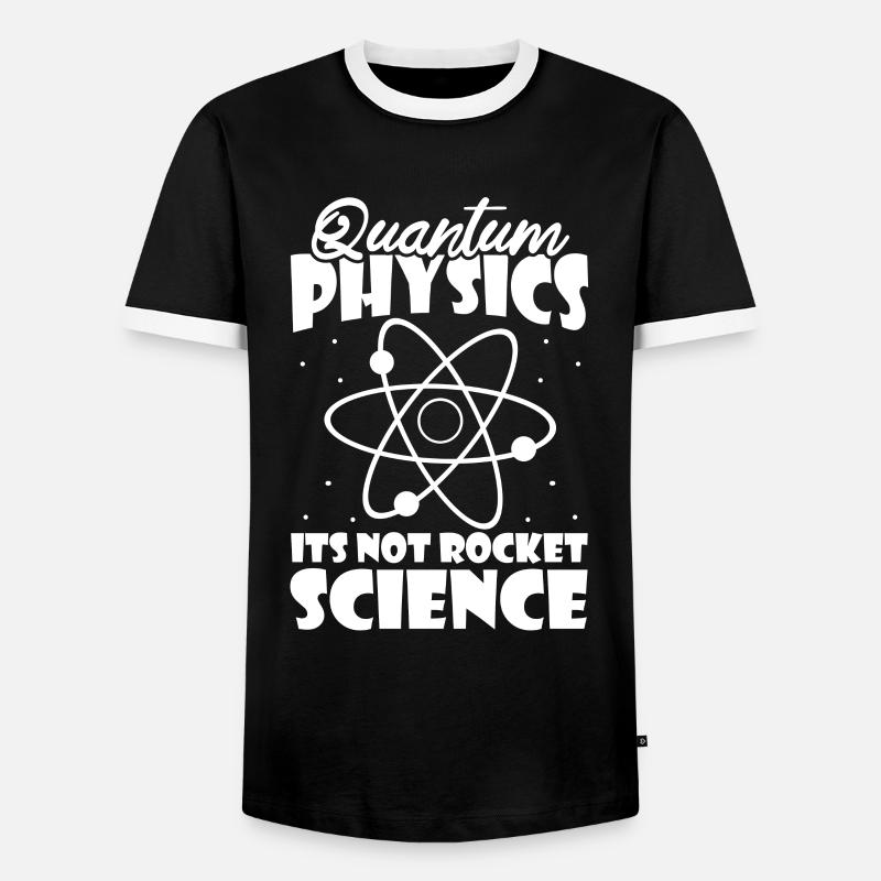 Physics Physicists Quantum Physics - Men's Ringer Shirt - black/white