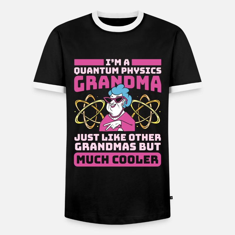 Physics Physicists Quantum Physics - Men's Ringer Shirt - black/white