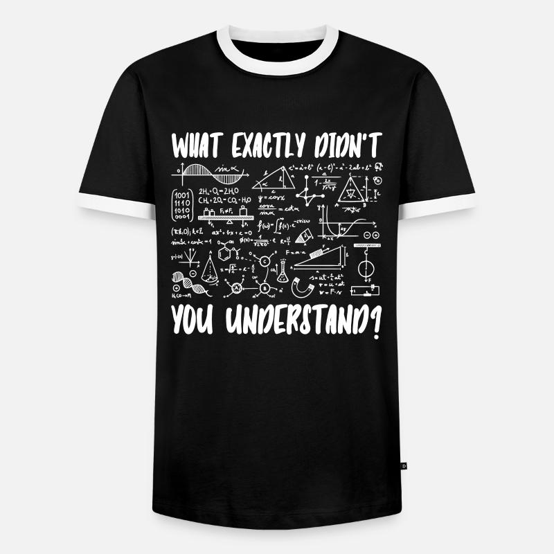 Physics Physicists Quantum Physics - Men's Ringer Shirt - black/white