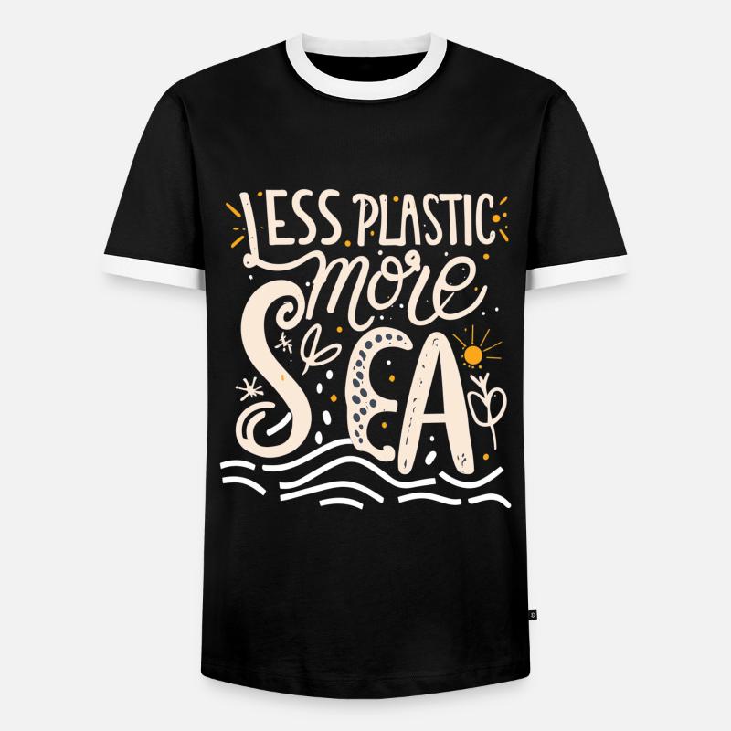 Environment - Men's Ringer Shirt - black/white
