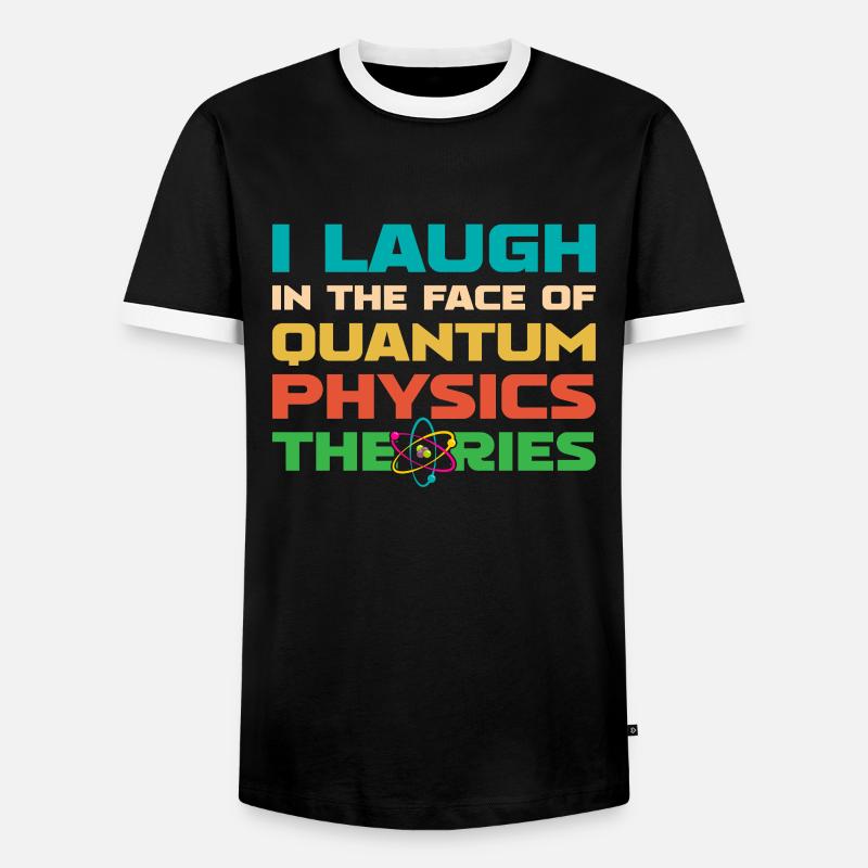 Physics Physicists Quantum Physics - Men's Ringer Shirt - black/white