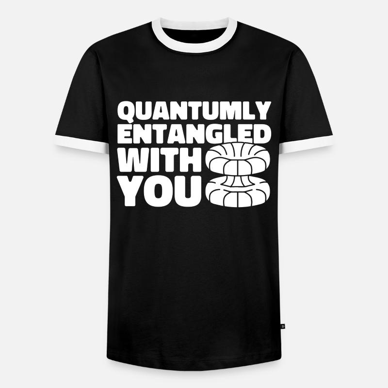 Physics Physicists Quantum Physics - Men's Ringer Shirt - black/white