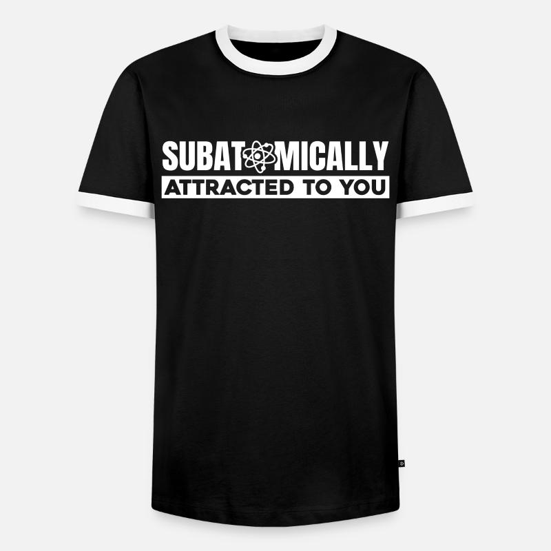 Physics Physicists Quantum Physics - Men's Ringer Shirt - black/white