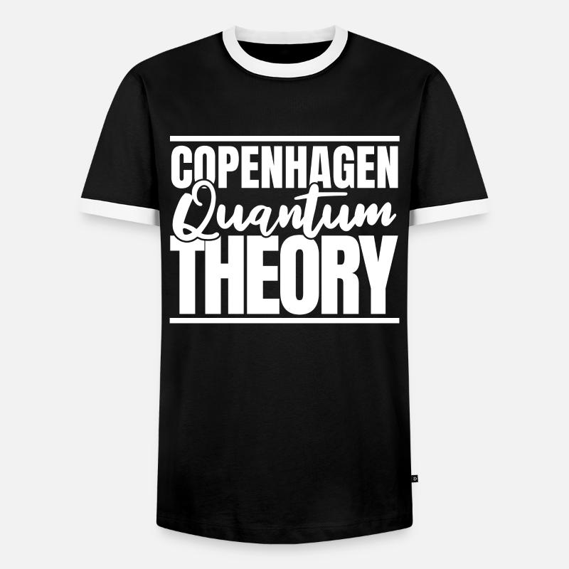 Physics Physicists Quantum Physics - Men's Ringer Shirt - black/white