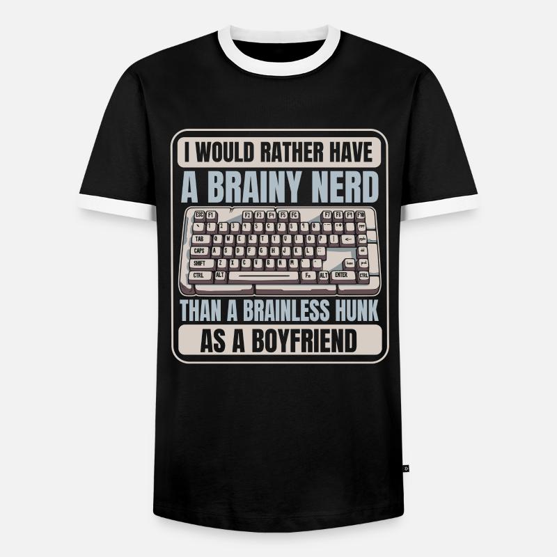 Entwickler Coder Programmierer Programmierer - Männer Kontrast-T-Shirt - Schwarz/Weiß