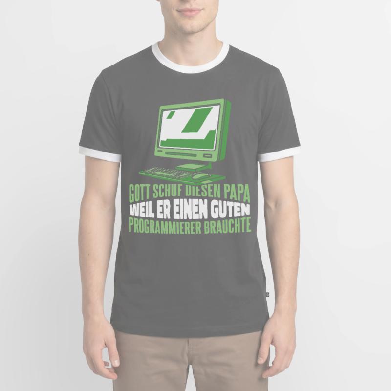 Entwickler Coder Programmierer Männer Kontrast-T-Shirt