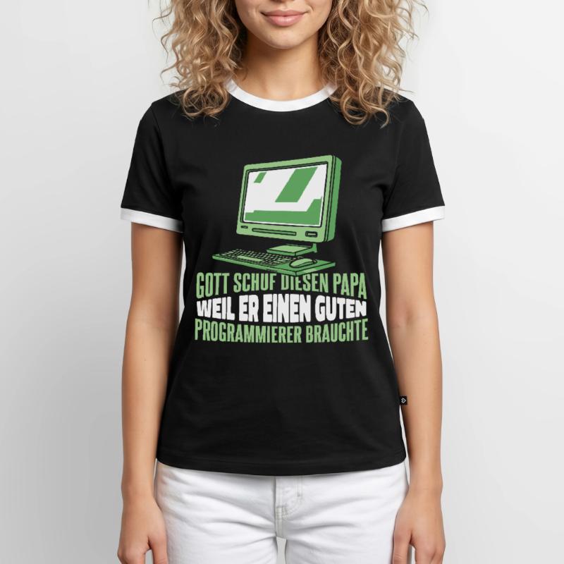 Entwickler Coder Programmierer Männer Kontrast-T-Shirt