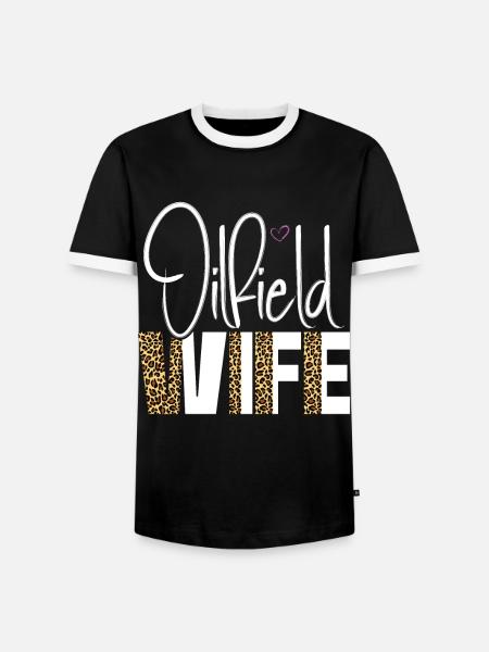 Ölfeldarbeiter Rig Roughneck Ölfeldfrau - Männer Kontrast-T-Shirt - Schwarz/Weiß