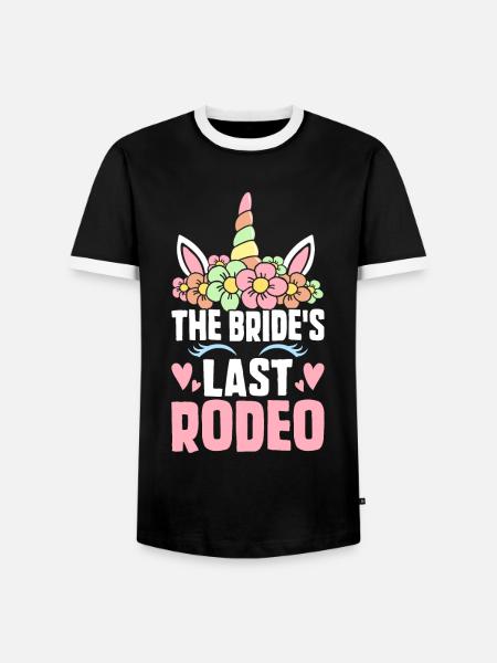 Brautparty Bachelorette Reiten - Männer Kontrast-T-Shirt - Schwarz/Weiß