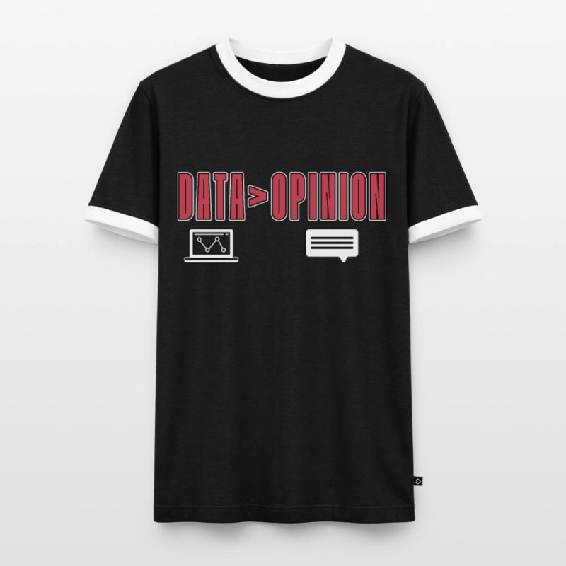 Data Mining Data > Opinion Computer Engineering Männer Kontrast-T-Shirt
